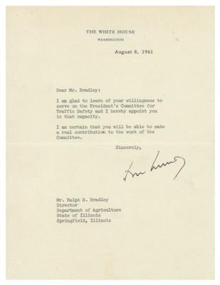 Lot #46 John F. Kennedy Typed Letter Signed as President - Image 1