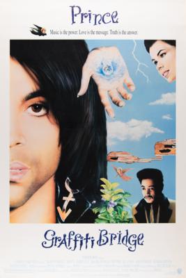 Lot #692 Prince (2) Posters for 'Graffiti Bridge' and 'The Hits' - Image 3
