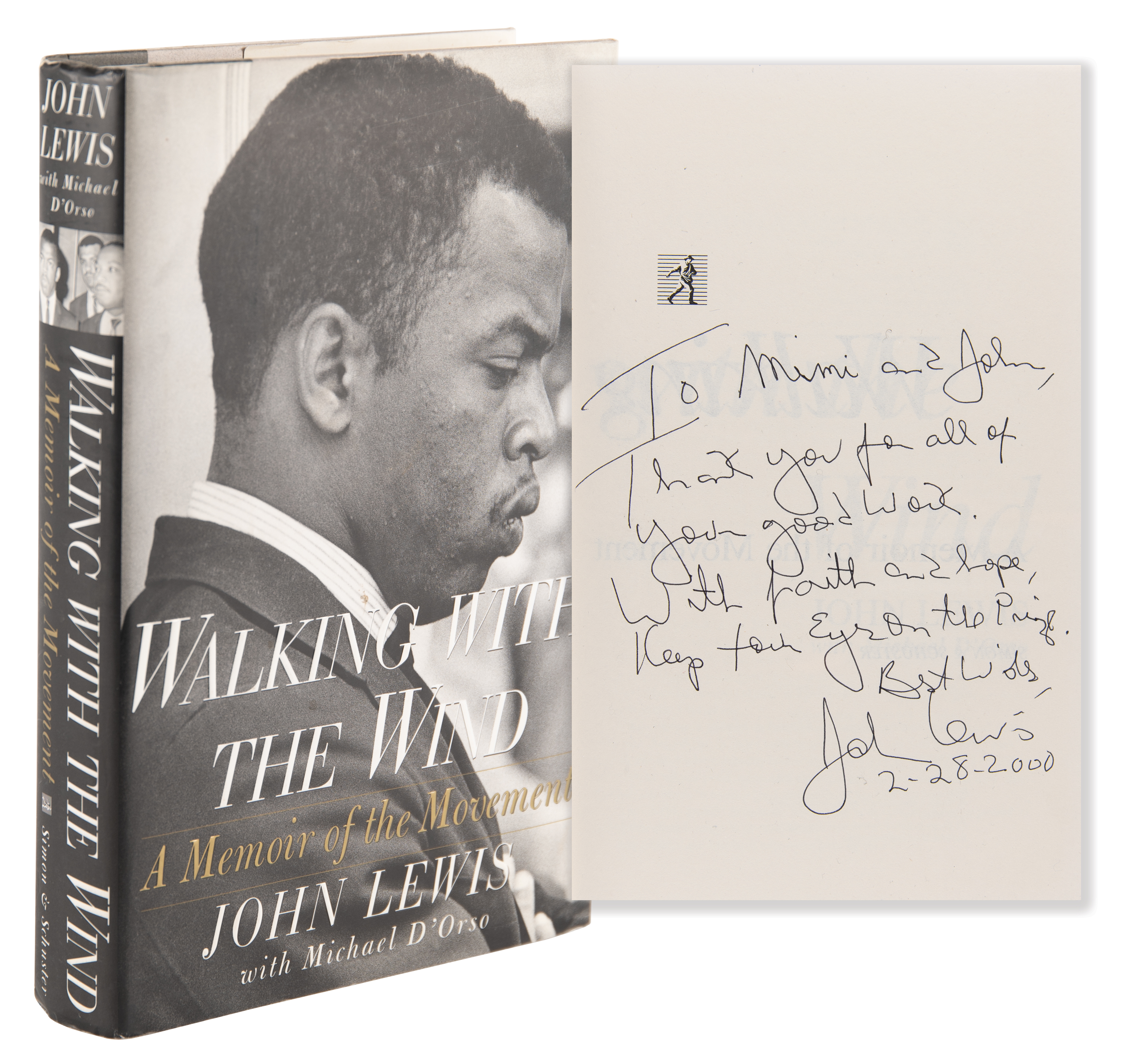 Lot #371 John Lewis Signed Book - Walking With the