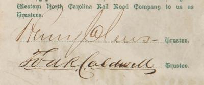 Lot #299 Henry Clews Document Signed - Image 4