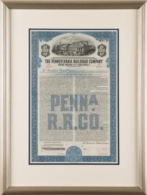 Lot #412 Pennsylvania Railroad Company Bond Certificate - Image 2