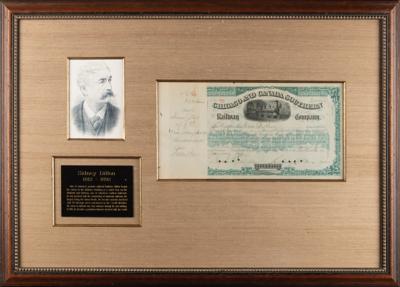 Lot #310 Sidney Dillon Document Signed