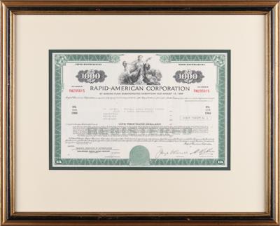 Lot #424 Rapid-American Corporation Bond Certificate - Image 2