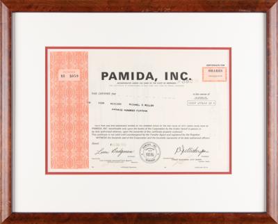 Lot #408 Pamida Inc. Stock Certificate - Image 2