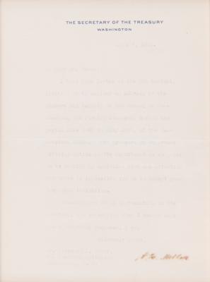 Lot #382 Andrew Mellon Typed Letter Signed - Image 2