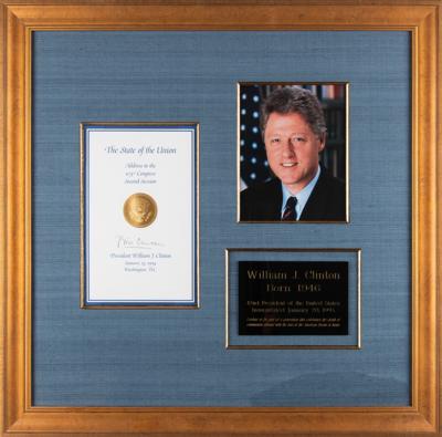 Lot #78 Bill Clinton Signed Booklet