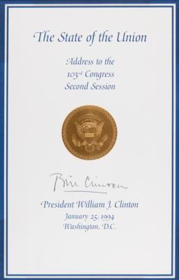 Lot #78 Bill Clinton Signed Booklet - Image 2