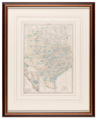 Lot #452 Texas and Native American Territory Map - Image 2