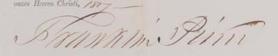 Lot #160 Franklin Pierce Document Signed as President - Image 3