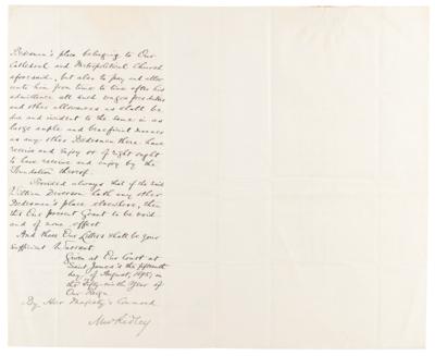 Lot #420 Queen Victoria Letter Signed - Image 2
