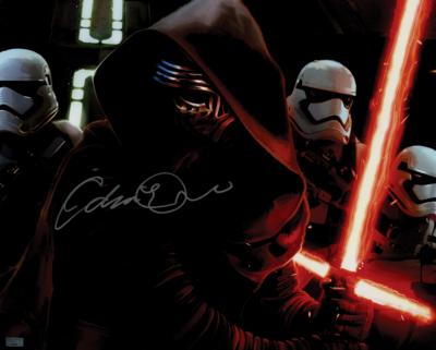 Lot #787 Star Wars: Adam Driver Oversized Signed Photograph - Image 1