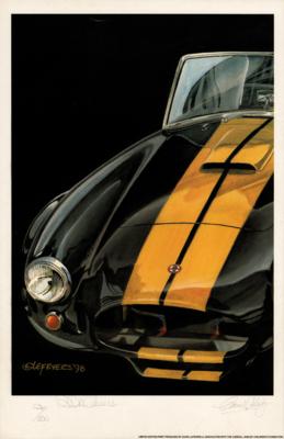 Lot #824 Carroll Shelby Signed Print