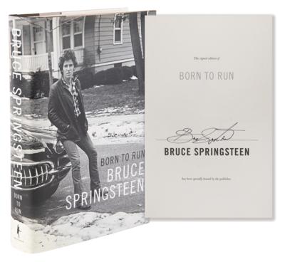Lot #702 Bruce Springsteen Signed Book - Born to Run - Image 1