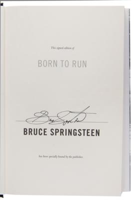 Lot #702 Bruce Springsteen Signed Book - Born to Run - Image 4