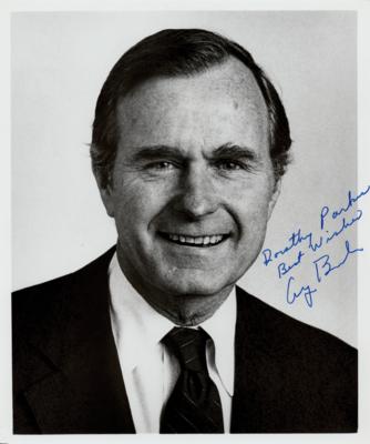 Lot #66 George Bush Signed Photograph - Image 1