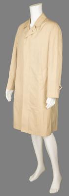 Lot #280 Joseph Bonanno Personally-Owned and -Worn Trench Coat, Flat Cap, and Handkerchief - Image 1