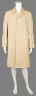 Lot #280 Joseph Bonanno Personally-Owned and -Worn Trench Coat, Flat Cap, and Handkerchief - Image 4
