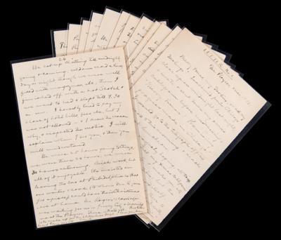 Lot #574 Samuel L. Clemens 26-Page Autograph Letter Signed to His Wife on Christmas Day - Image 1