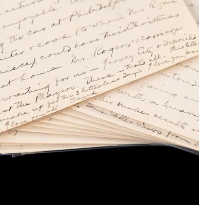 Lot #574 Samuel L. Clemens 26-Page Autograph Letter Signed to His Wife on Christmas Day - Image 2