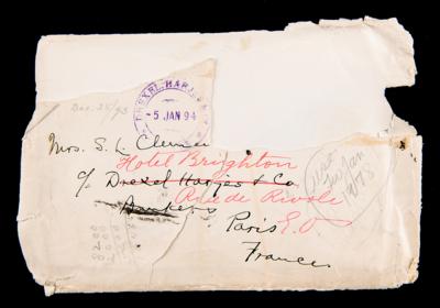 Lot #574 Samuel L. Clemens 26-Page Autograph Letter Signed to His Wife on Christmas Day - Image 3
