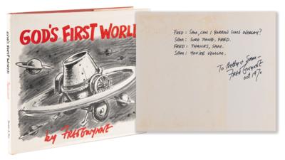 Lot #754 Fred Gwynne Signed Book - God's First World - Image 1