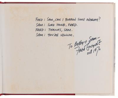 Lot #754 Fred Gwynne Signed Book - God's First World - Image 4