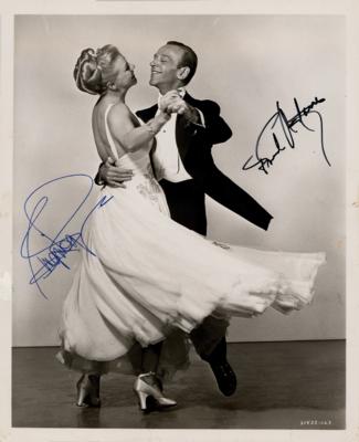 Lot #723 Fred Astaire and Ginger Rogers Signed