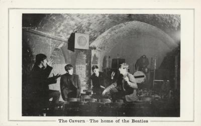 Lot #634 Beatles 1963 Cavern Club Promotional Card