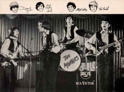 Lot #678 The Monkees 1968 RCA Promotional Card - Image 1