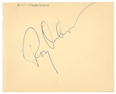 Lot #680 Roy Orbison Vintage Signature