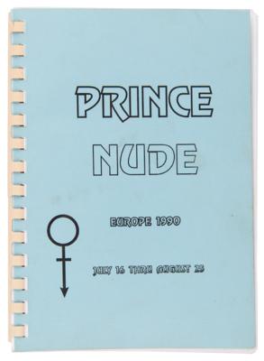 Lot #693 Prince 1990 Nude Tour Itinerary (European