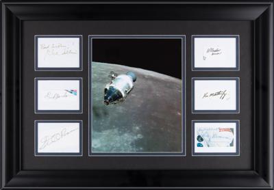 Lot #524 Apollo Command Module Pilots (6) Signatures - Image 1