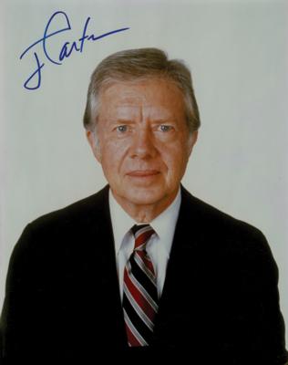 Lot #71 Jimmy Carter Signed Photograph