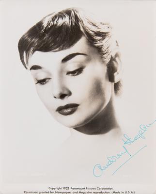 Lot #713 Audrey Hepburn Signed Photograph