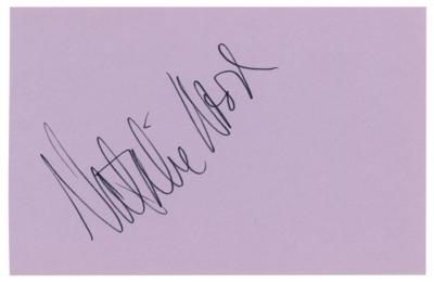Lot #803 Natalie Wood Signature - Image 1