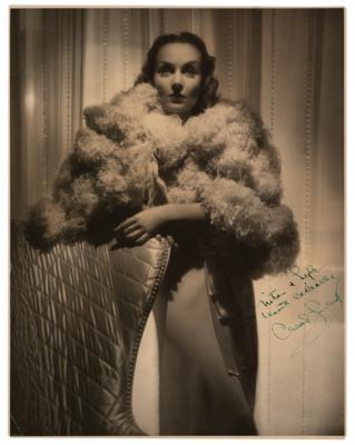 Lot #716 Carole Lombard Signed Photograph