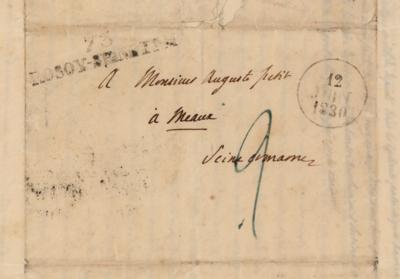 Lot #474 Marquis de Lafayette Autograph Letter Signed on the July Revolution (1830) - Image 3
