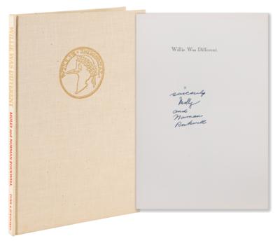 Lot #560 Norman Rockwell Signed Book - Willie Was Different - Image 1