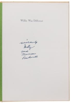 Lot #560 Norman Rockwell Signed Book - Willie Was Different - Image 4