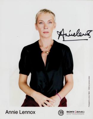 Lot #674 Annie Lennox Signed Photograph - Image 1