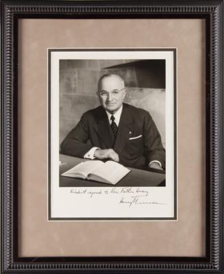 Lot #188 Harry S. Truman Signed Photograph - Image 3