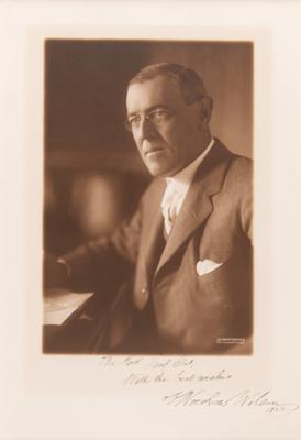 Lot #202 Woodrow Wilson Signed Photograph - Image 1