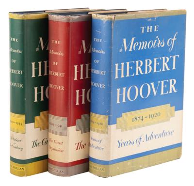 Lot #119 Herbert Hoover (3) Signed Books - The Memoirs of Herbert Hoover - Image 1