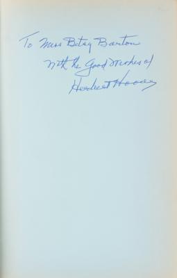 Lot #119 Herbert Hoover (3) Signed Books - The Memoirs of Herbert Hoover - Image 2