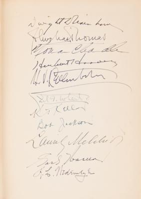 Lot #94 Dwight D. Eisenhower and Herbert Hoover Signed Book - Bohemian Club's Tetecan Play - Image 2