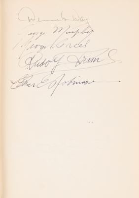 Lot #94 Dwight D. Eisenhower and Herbert Hoover Signed Book - Bohemian Club's Tetecan Play - Image 3