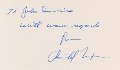 Lot #154 Richard Nixon Signed Book - 1999 - Image 2