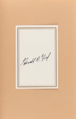 Lot #100 Gerald Ford (2) Signed Books - A Time to Heal and A Vision for America - Image 3