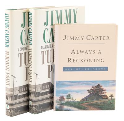 Lot #72 Jimmy Carter (3) Signed Books