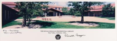 Lot #164 Ronald Reagan Signed Ltd. Ed. Panoramic Photograph - Image 1